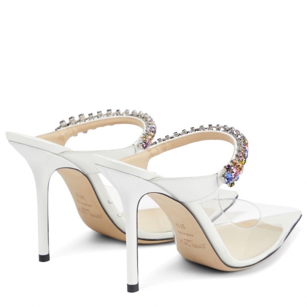 Jimmy Choo‎ Bing 100 Embellished PVC shoes - Picture 2 of 10